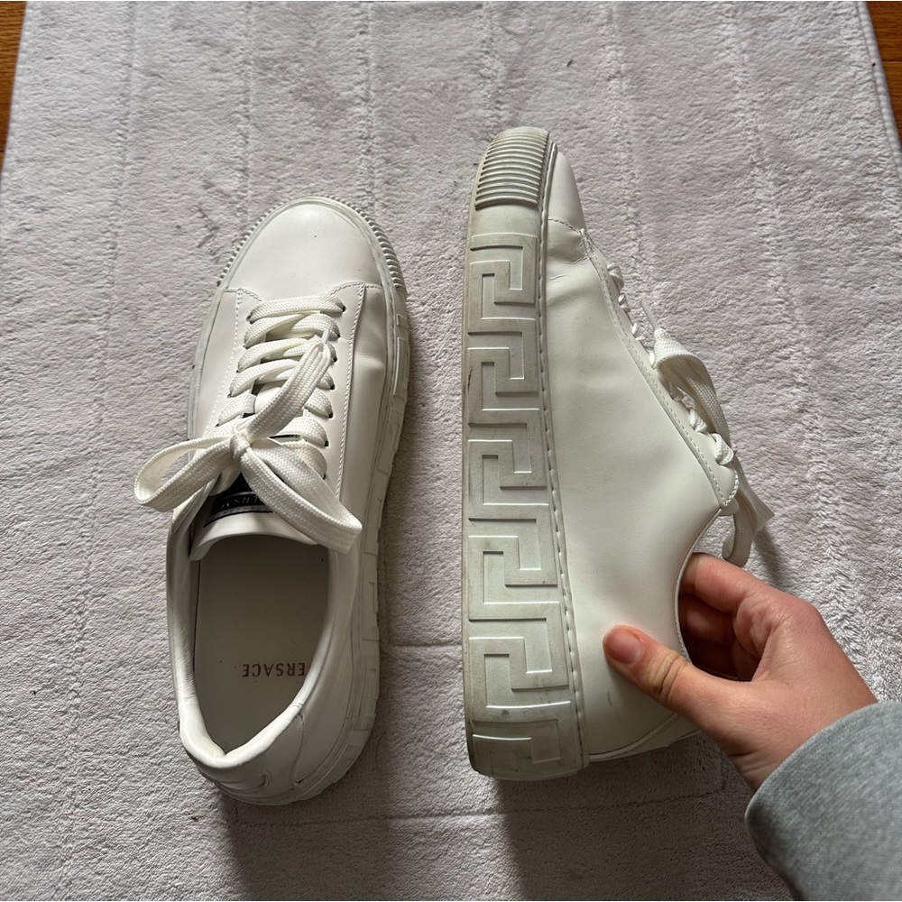 Versace White Sneakers Womens